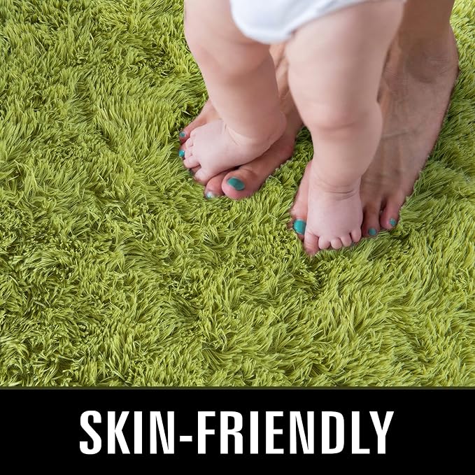 TWINNIS Super Soft Shaggy Rugs Fluffy Carpets 8x10 Feet, Indoor Modern Plush - Image 3