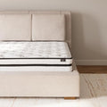 Signature Design by Ashley Queen Size Chime 10 Inch Medium Firm Hybrid Mattress with Cooling Gel Memory Foam for Pressure Relief, Fiberglass Free, Mattress In A Box