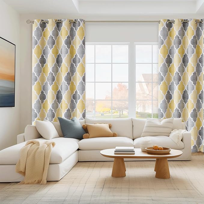 Beauoop 100% Blackout Curtains 45 Inches Long 2 Panels - Image 7