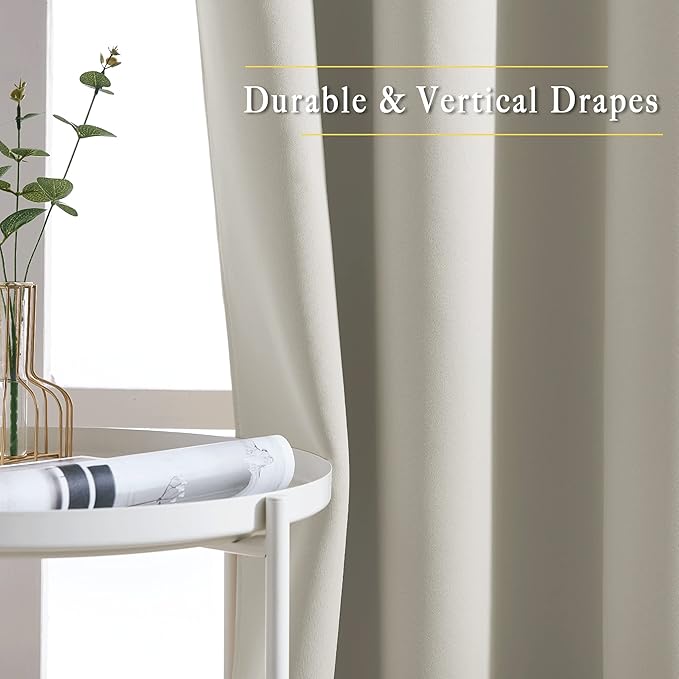 NICETOWN Blackout Natural Window Treatments - Image 5