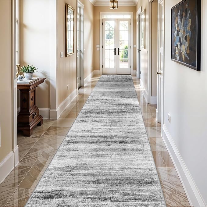 3x20 Washable Hallway Runner Rug: Extra Long Runners - Image 2