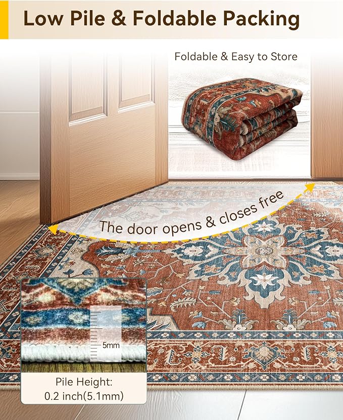 Area Rugs 2'x3' Kitchen Rugs Entry Rug Small Rugs - Image 3