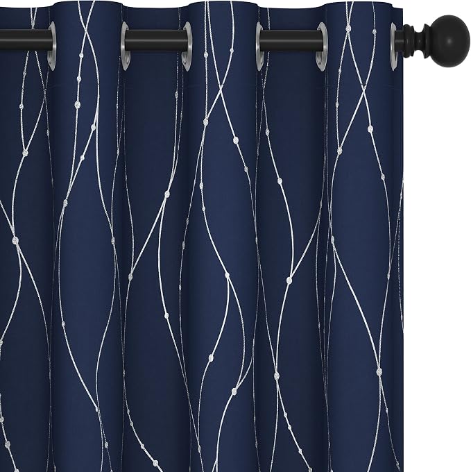 Deconovo Short Window Curtains, Thermal Insulated Soundproof Drapes by Deconovo