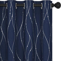 Deconovo Blackout Curtains for Living Room, Thermal Insulated Soundproof Drapes by Deconovo