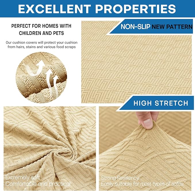 XINEAGE 2026 New 4 Pieces Couch Covers - Image 2