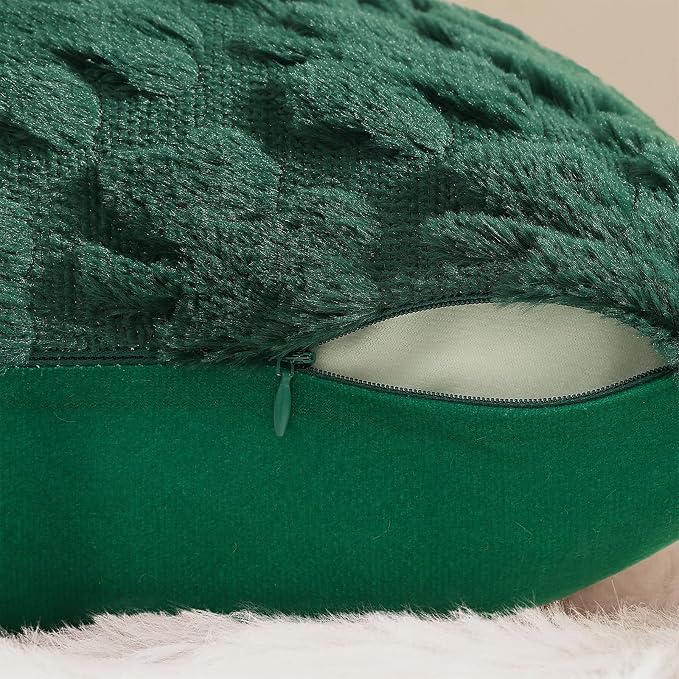decorUhome St. Patrick’s Day Shamrock Green Pillow Covers 20x20 Inch Set of 2 - Image 9