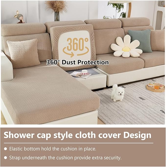 Couch Cushion Covers for Sofa Couch Covers Wear-Resistant Universal Sofa Cover - Image 4