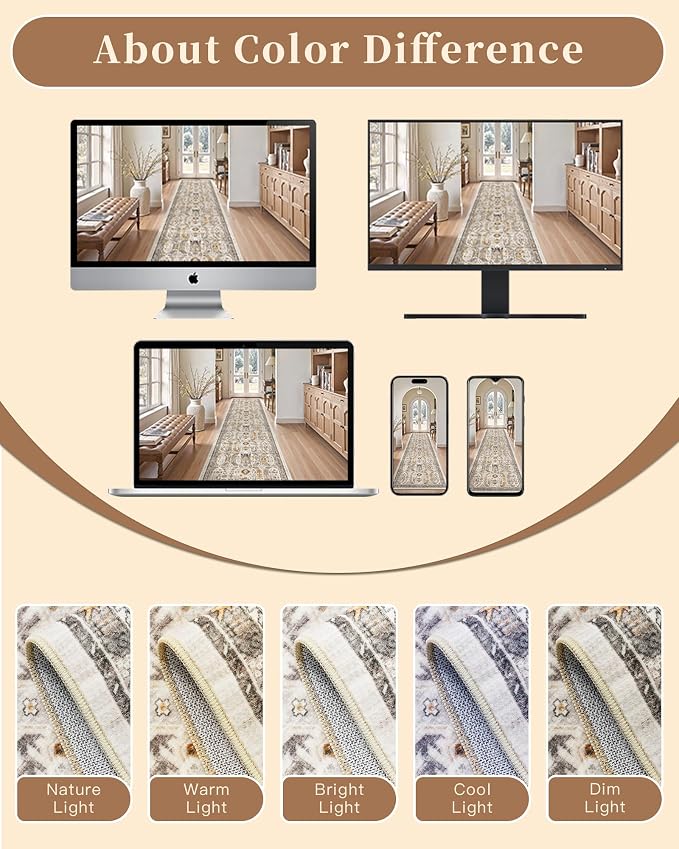 Madane Hallway Runner Rug 3x16 - Image 9