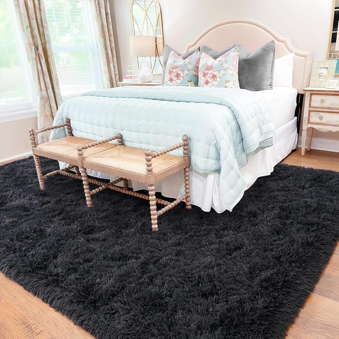 Rugs for Bedroom 4x6, Soft Shaggy Modern Shag Area Rug for Living Room - Image 6