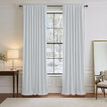 PONY DANCE 60% Light Blocking Curtains 95 inch Long, Room Darkening Curtains by PONYDANCE