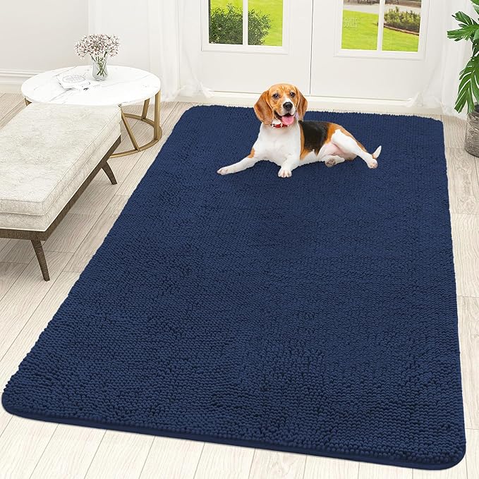 OLANLY Dog Door Mat for Muddy Paws 70x46, Absorbs Moisture and Dirt, Absorbent by OLANLY