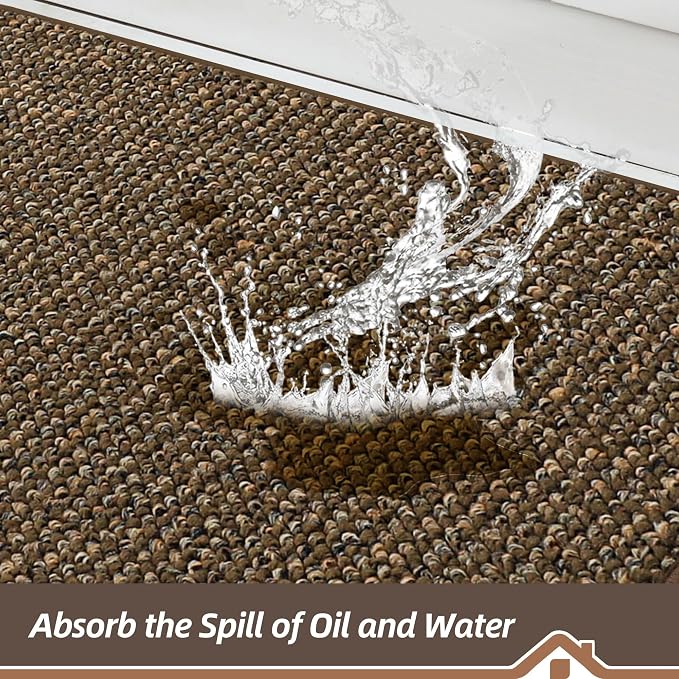 BEQHAUSE Kitchen Rugs and Mats 2PCS, Non-Slip Kitchen Mats - Image 3