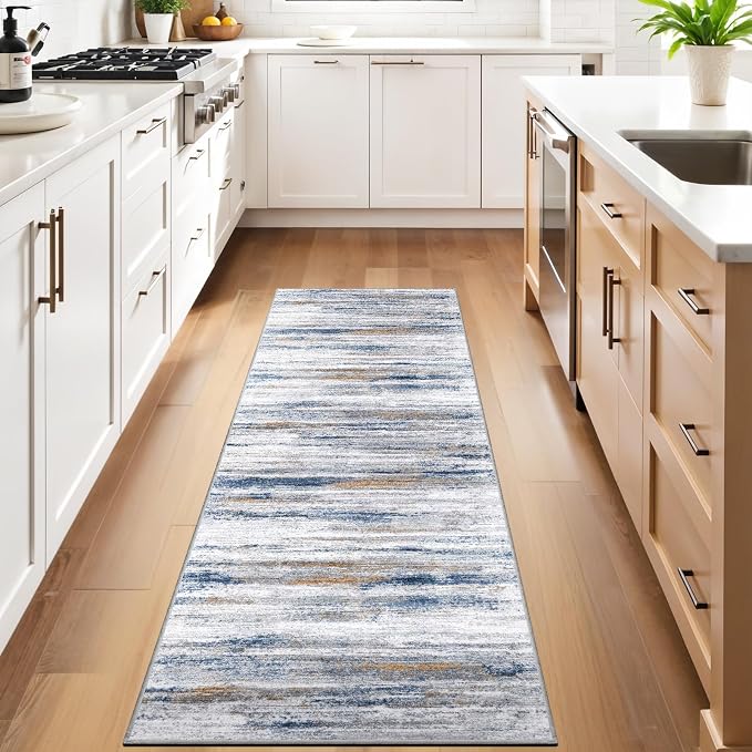 3x8 Washable Runner Rug for Family: Easy-to-Clean Runners for Hallway Entryway - Image 2