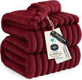 Bedsure GentleSoft Red Full Blanket by BEDSURE