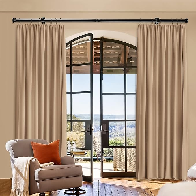 Standard Decorative Window Curtain Rods 30 to 116 Inch, 5/8 Inch Diameter Small - Image 8