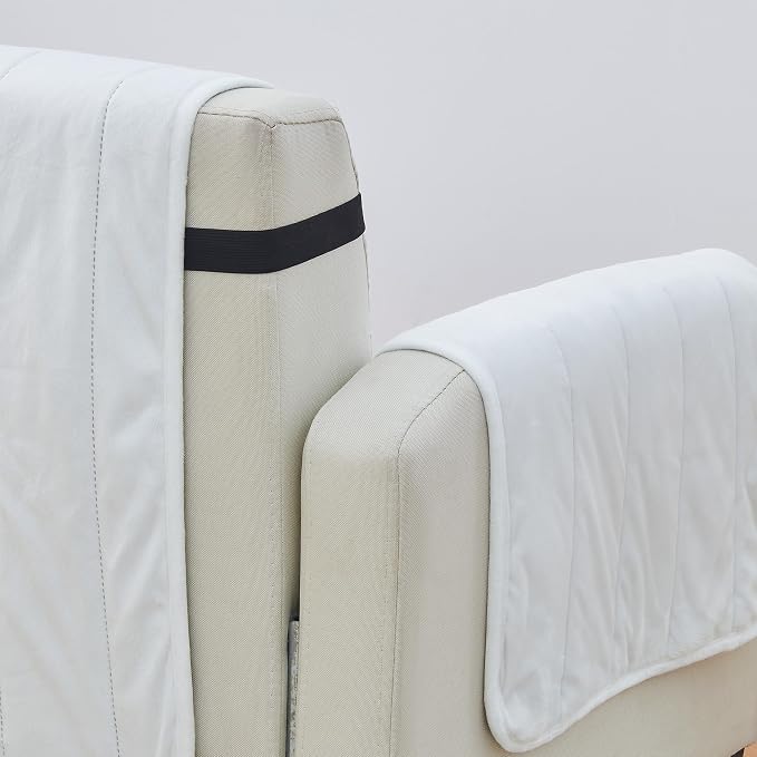 Great Bay Home Velvet Recliner Cover - Image 2
