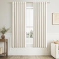 Guken Cream 100% Blackout Curtains 64 Inch Length 2 Panels Set by Guken