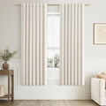Guken Cream 100% Blackout Curtains 68 Inch Length 2 Panels Set by Guken