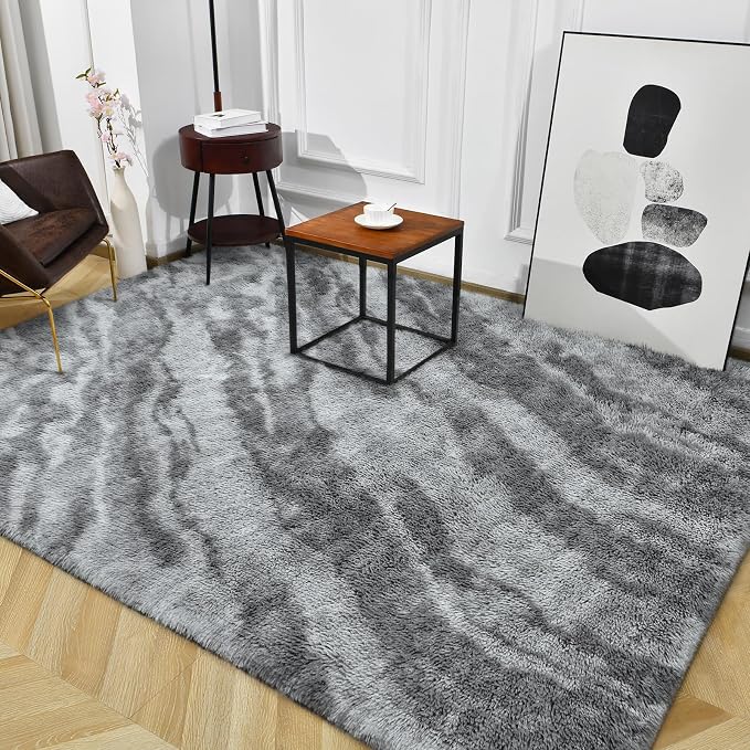 TWINNIS Super Soft Shaggy Rugs Fluffy Carpets, 6x9 Feet, Indoor Modern Plush - Image 8