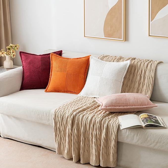 MIULEE Decorative Lumbar Throw Pillow Covers - Image 8