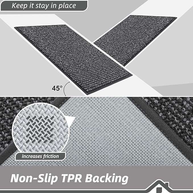 BEQHAUSE Kitchen Runner Rugs 32"x72", Non-Slip Kitchen Mats - Image 4