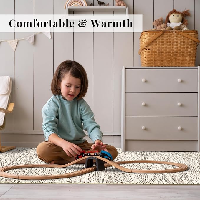 4x12 Washable Hallway Runner Rug：Moroccan Non-Slip Wide Runners - Image 3
