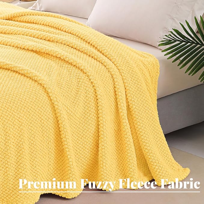 Whale Flotilla Extra Large Fuzzy Fleece Throw Blanket - Image 2