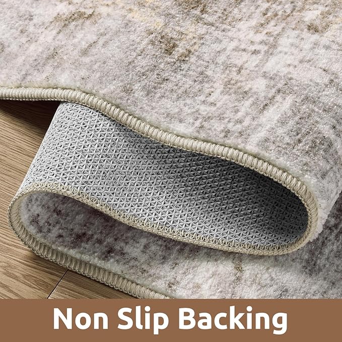 9 x 12 Area Rugs for Living Room, Machine Washable Non Slip Rug Ultra Soft Low - Image 3