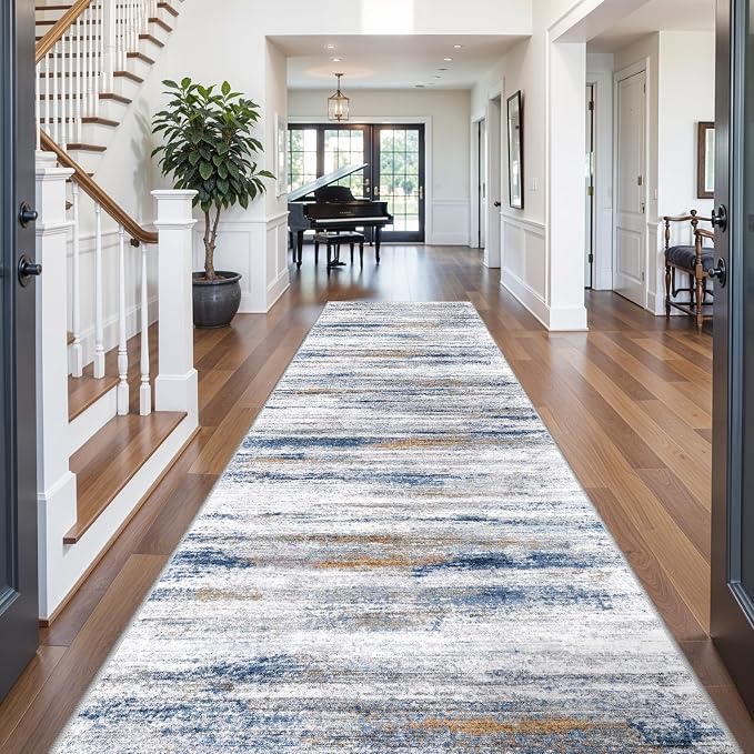 5x12 Runner Rug for Wide Hallway: Long Washable Runners for Entryway Living by WIEVEDENS