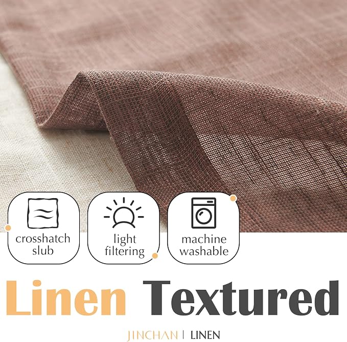 jinchan Linen Farmhouse Valances - Image 8