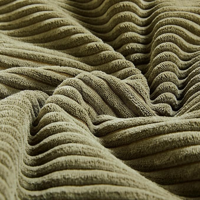 Fancy Homi 2 Packs Olive Green Lumbar Decorative Throw Pillow Covers 14x22 Inch - Image 5