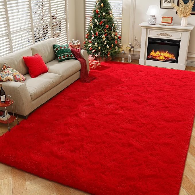 Amearea Premium Soft Area Rug 4x5.3 Feet, Modern Fluffy Rugs - Image 2