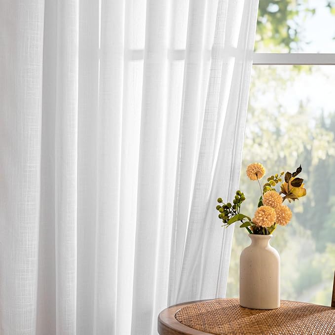 MYSKY HOME Patio White Curtains - Image 9