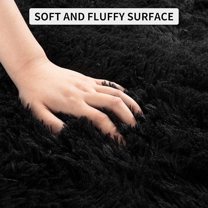 Tepook Super Soft Fluffy Rug for Bedroom, Modern Shaggy Fuzzy Kids Rugs for - Image 6