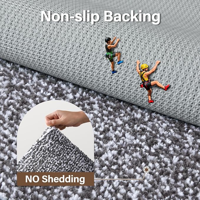Bathroom Rugs 30x20 Non Slip Washable, Soft Absorbent Quick Dry Mats - Image 6