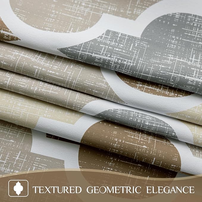 Beauoop 100% Blackout Curtains 63 Inches Long 2 Panels - Image 5