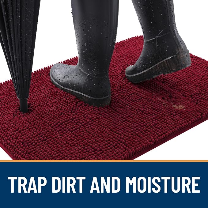 OLANLY Dog Door Mat for Muddy Paws 70x32, Absorbs Moisture and Dirt, Absorbent - Image 2