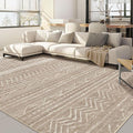 Nakagishi Area Rug 6x9 Living Room: Washable Boho Large Neutral Soft Farmhouse by NakagishiAreaRug