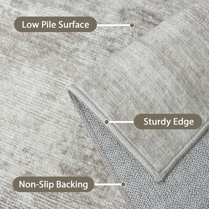 BEIMO Area Rugs 6x9 for Living Room Bedroom, Modern Abstract Machine Washable - Image 7