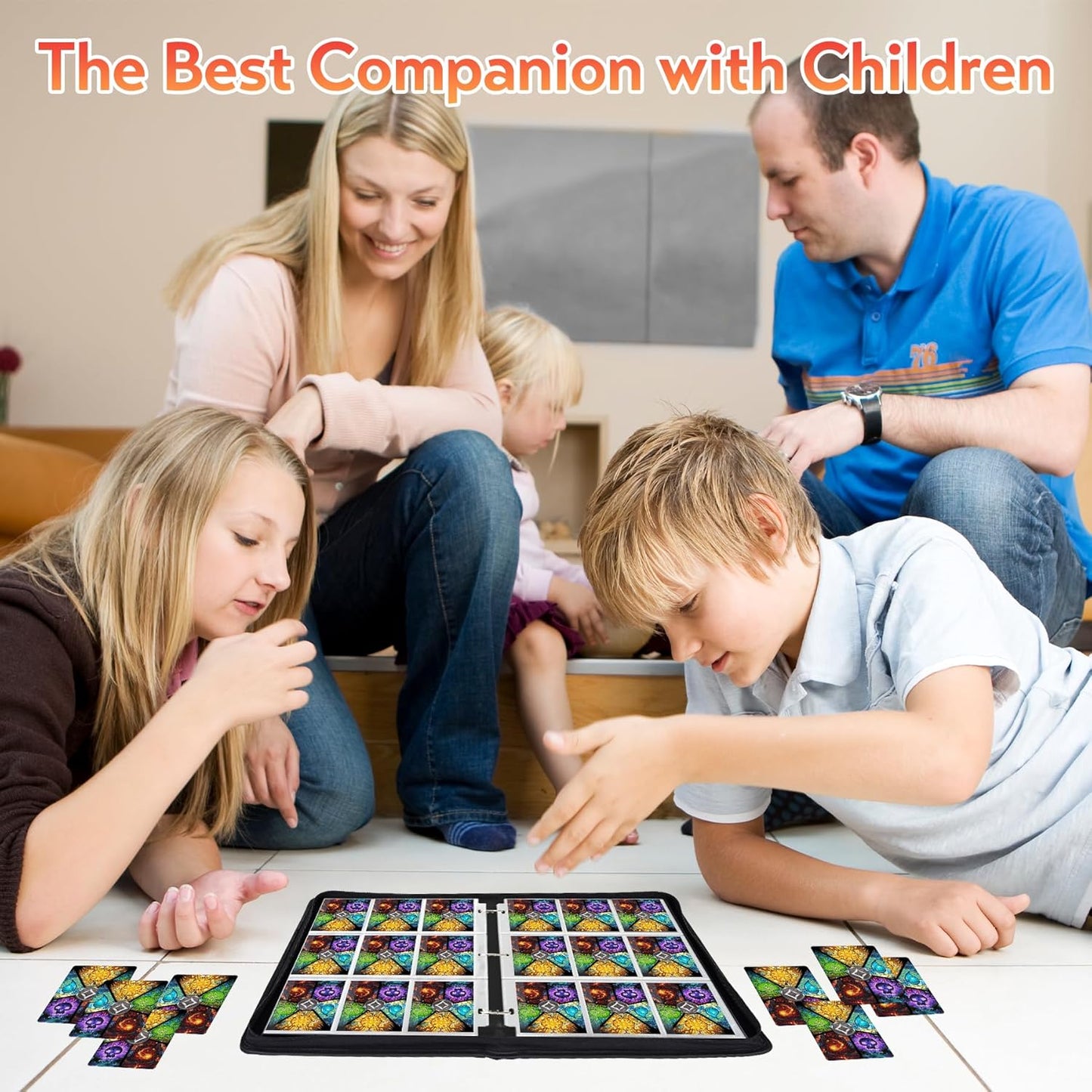 9 Pocket Card Binder for MTG/YGO/PTCG/Game Cards, Holds 900 Cards,Premium Card Collector Book for TCG Players,Toys Gifts for Kids(MTG-5)