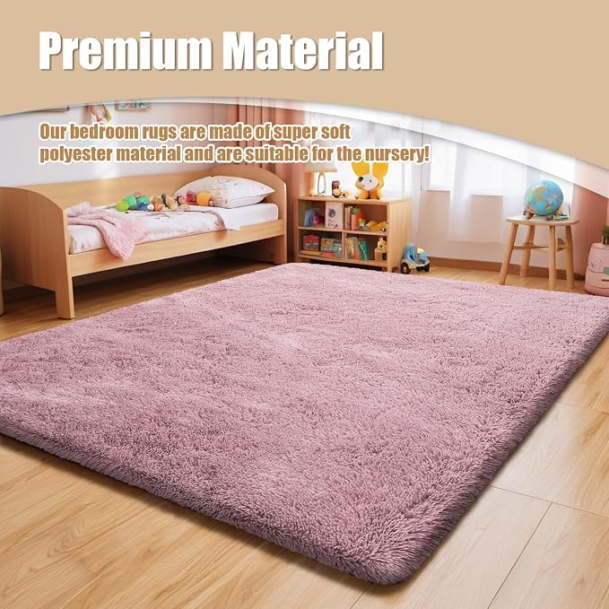 9x12 Fluffy Area Rugs for Living Room, Large Fuzzy Shag Area Rug for Bedroom - Image 7