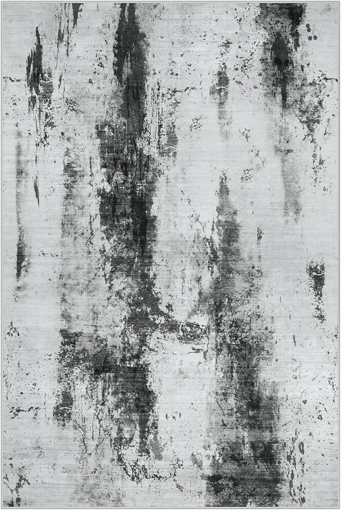 6x9 Area Rugs Washable Rug: Large Modern Abstract Living Room Rug Soft - Image 2