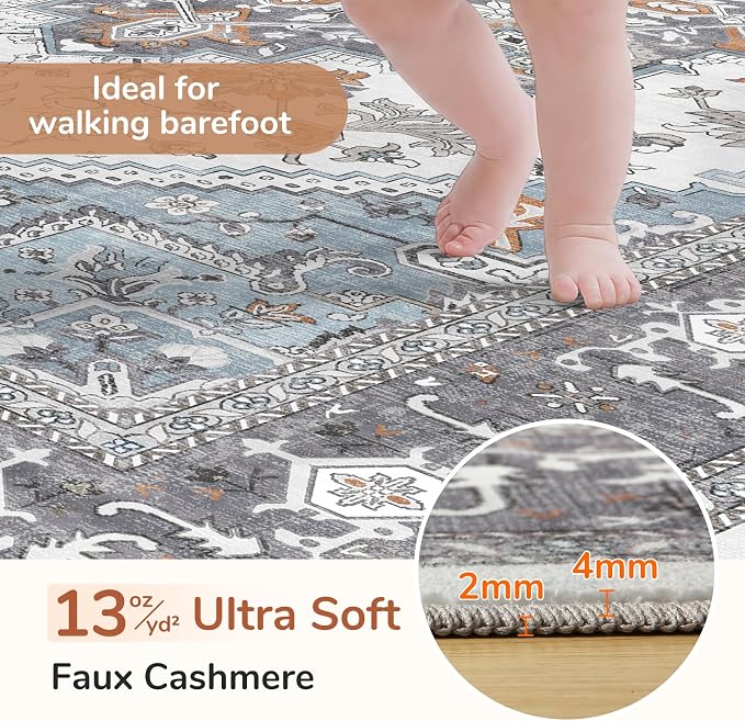 OPPODREAM Soft Area Rugs 3x5, Washable Rugs - Image 2