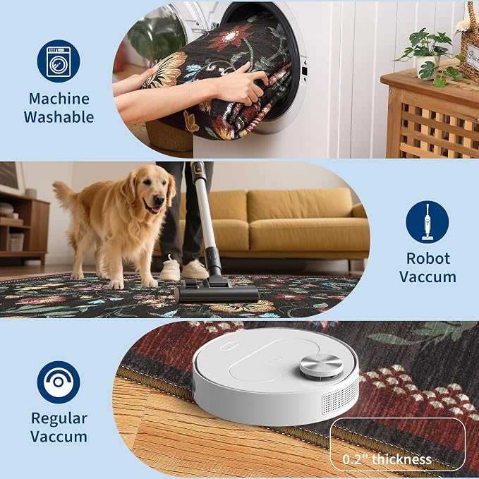 GarveeHome Washable Rug 5x7 Area Rugs - Image 5