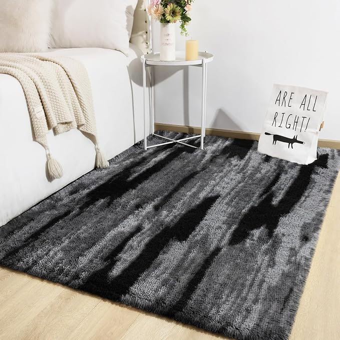 TWINNIS Super Soft Shaggy Rugs Fluffy Carpets, 4x5.9 Feet, Indoor Modern Plush - Image 7