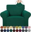 KEKUOU Stretch Single Sofa Slipcover 1 Piece Couch Sofa Cover Furniture by KEKUOU
