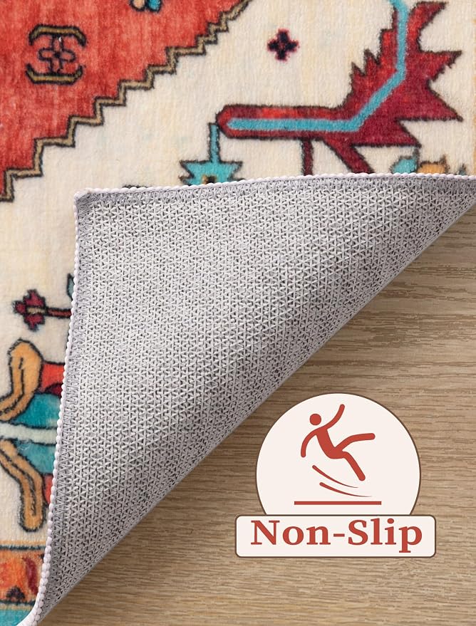SERISSA Runner Rug for Hallways, 3x10 Washable Non Slip Kitchen Runner Rug - Image 4