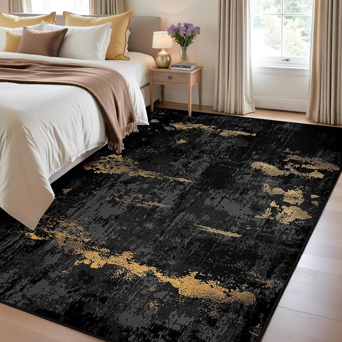 Washable Area Rugs 3'x5' Non-Slip Modern Abstract Soft - Image 7