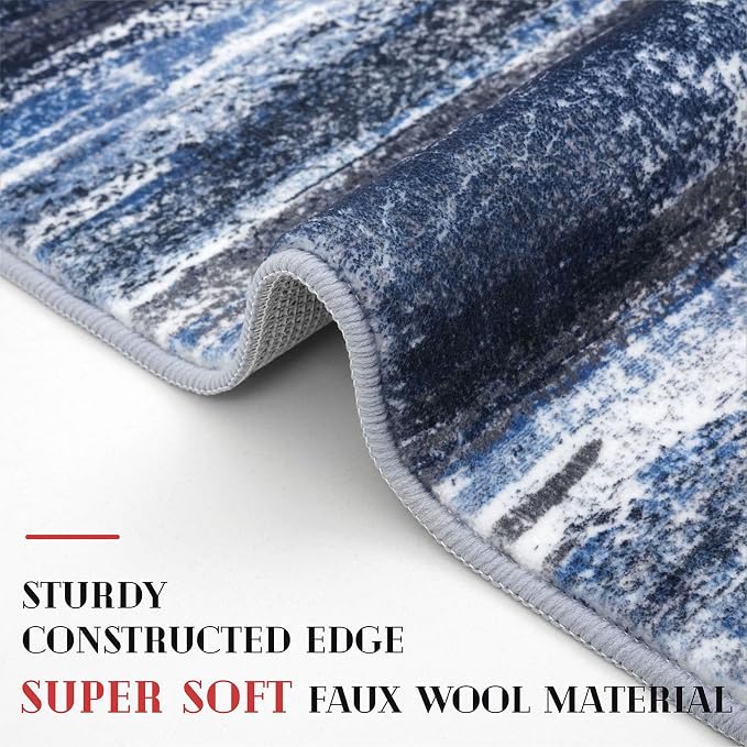 Lansny Modern Abstract Runner Rug 2x6 - Image 4
