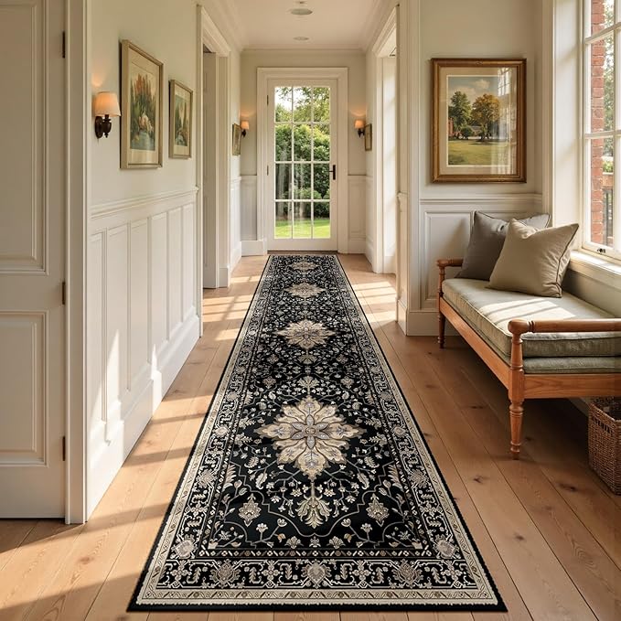 Area Rugs 2'x9' Runner Rug Non Slip Washable by RELEANY